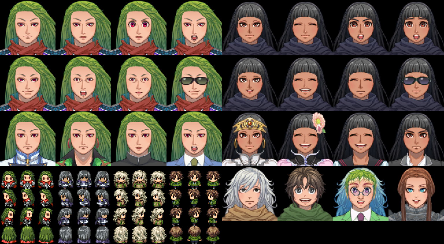 Character Artwork for RPG Maker VX Ace