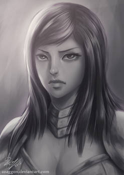 Erza Scarlet portrait