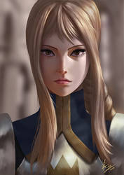 Agrias Oaks fanart by Azaggon