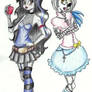 Ryoko and Reiko (monster High OCs)