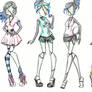 Reiko Shinigami Fashion Spread (Monster High OC)