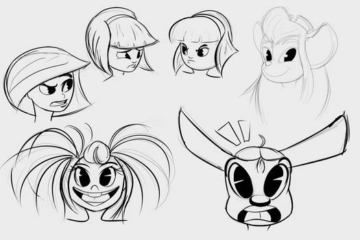 Face Speed Sketches