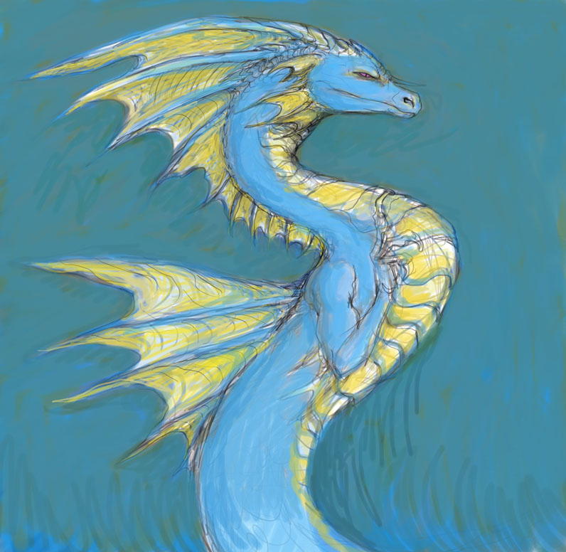 Dignified Blue Serpent