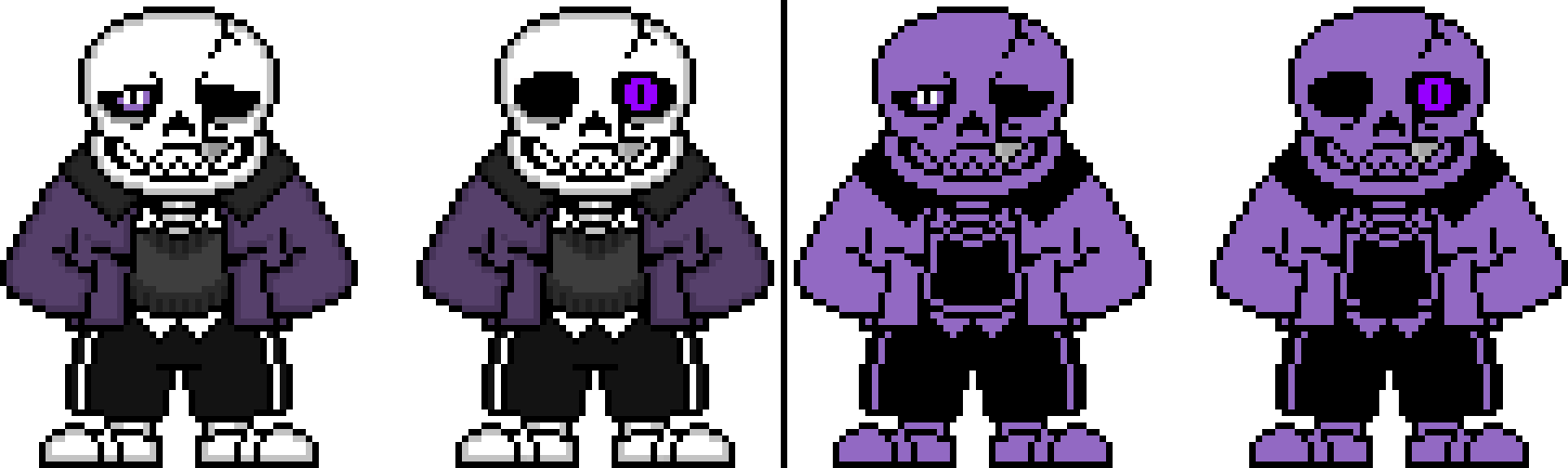 undertale sans pixel art have color by chichi3002 on DeviantArt