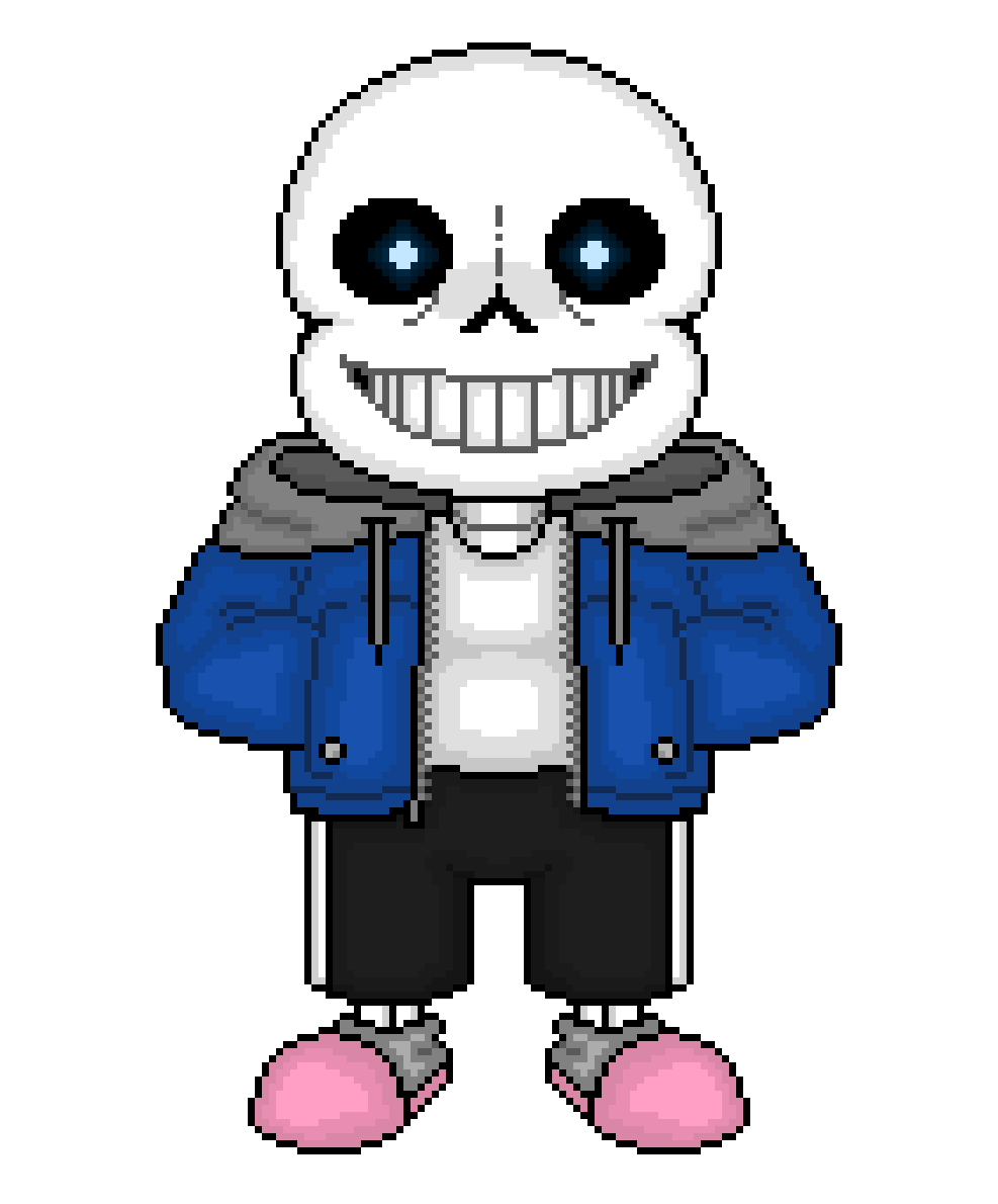 Sans sus pixel art