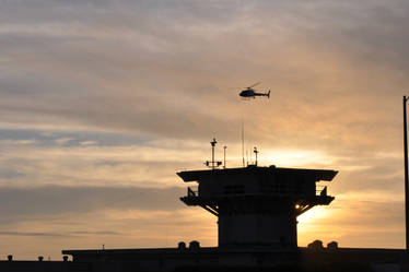 Air Patrol at sunset