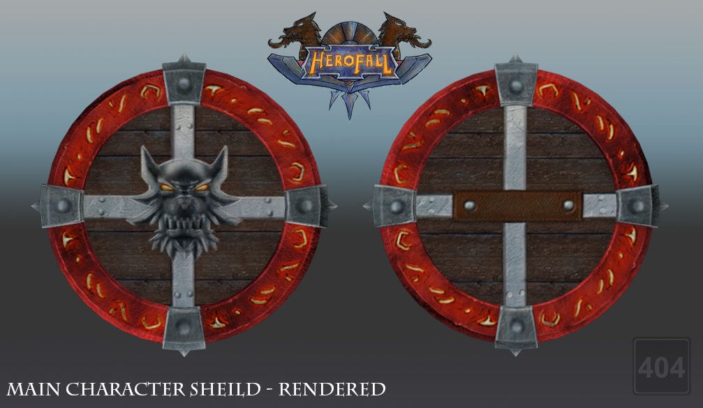 Herofall- Warrior sheild