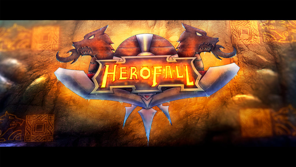 Herofall logo- Wallpapper