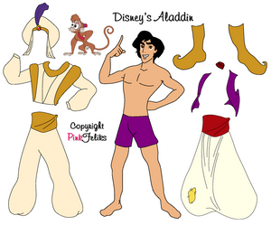 Disney Paper Doll - Aladdin