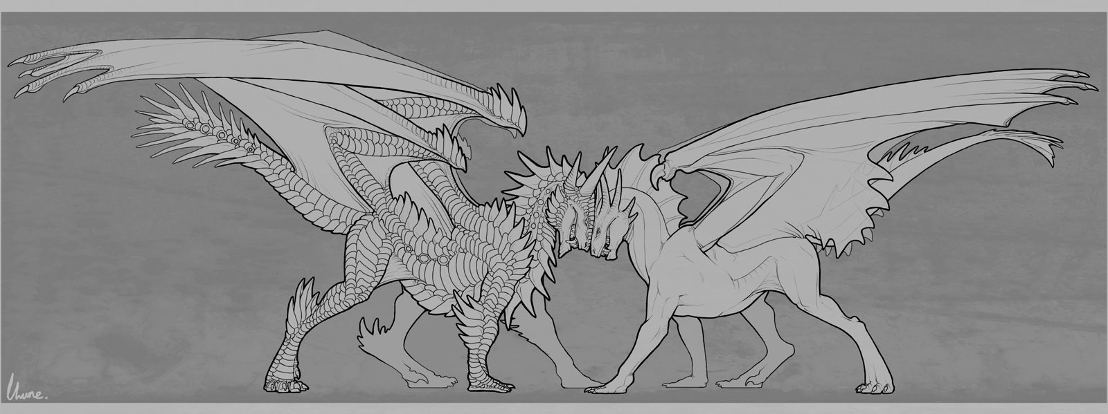 Confrontation by LhuneArt