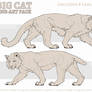 P2U: Big Cat Line-art Pack