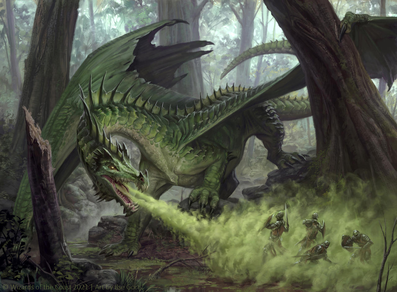 Green Dragon by CaraidArt on DeviantArt