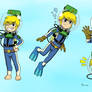 Toon Link LAMA Scuba - Color Commission