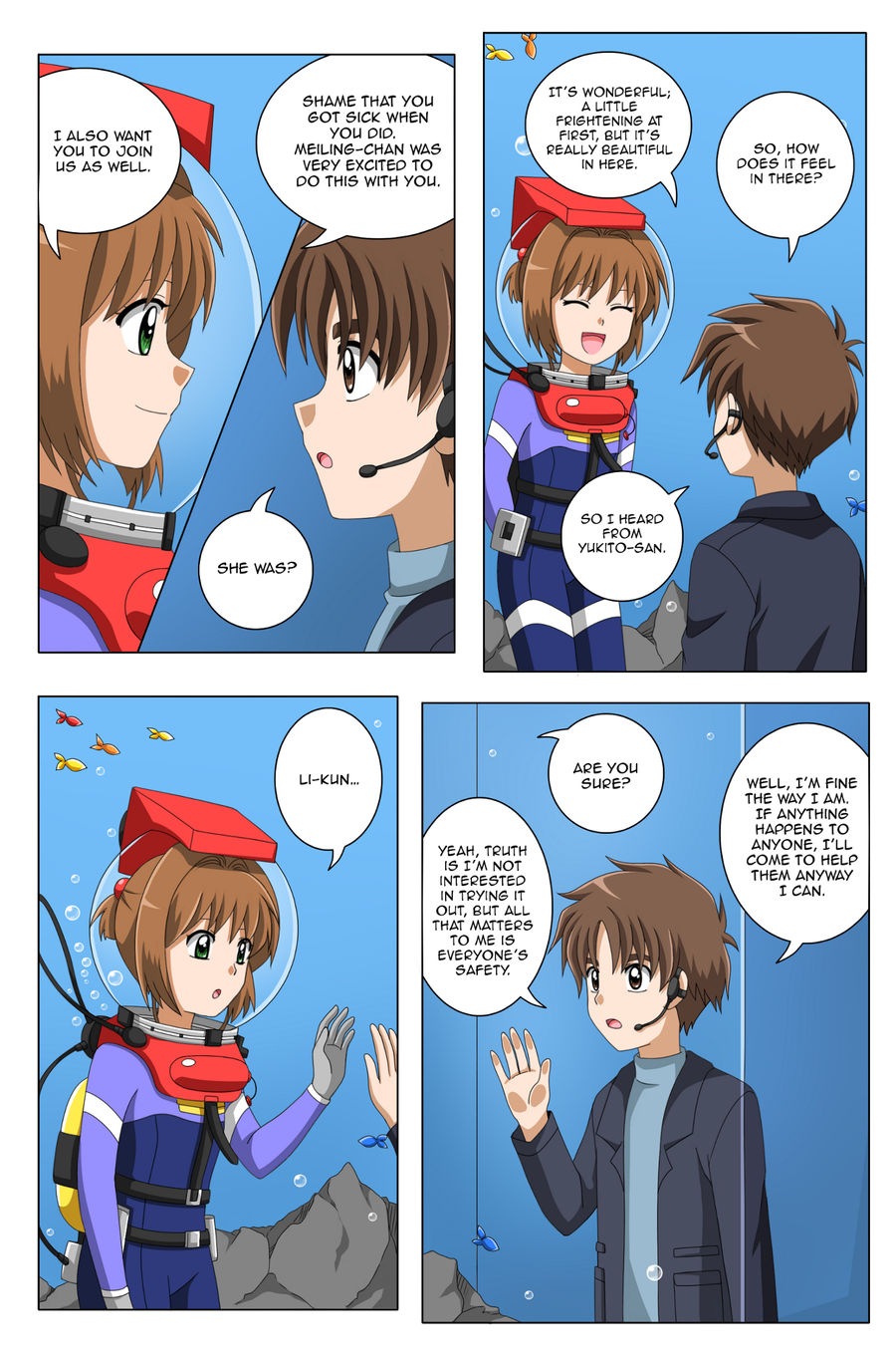 CCS: Sakura and Friends at the Aquarium Page 38