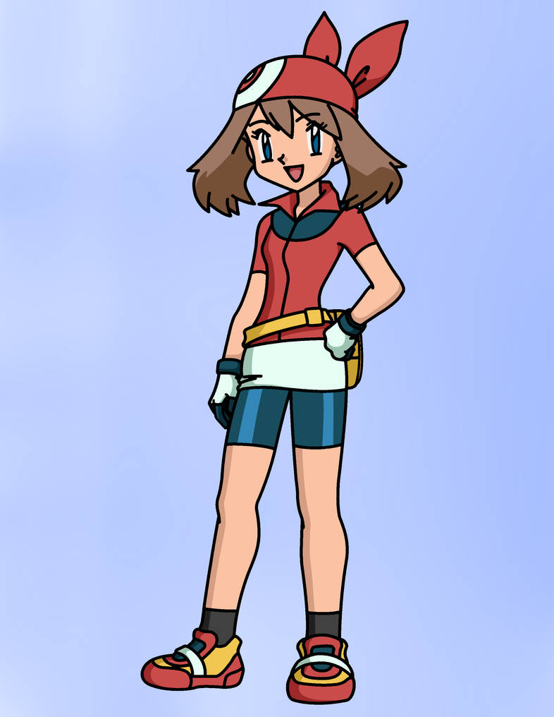 Pokemon Trainer May Coloring Gift by TheSakuraSamurai on DeviantArt