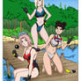 Naruto Girls Preparing to Dive - Color Commission