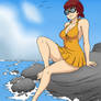 Velma at the Beach - Color Commission