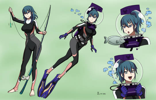 Byleth LAMA Scuba - Color Commission