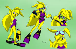 Lori Jackrabbit Scuba - Color Commission