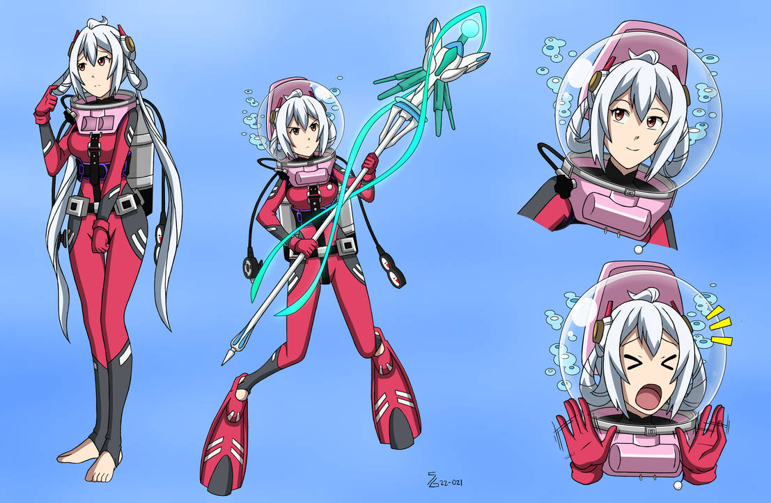 PSO2 Matoi LAMA Scuba - Color Commission by The-Sakura-Samurai on ...