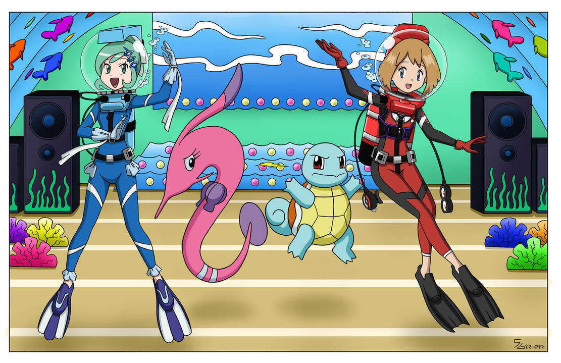 Pokemon Underwater Contest - Color Commission by The-Sakura-Samurai on ...