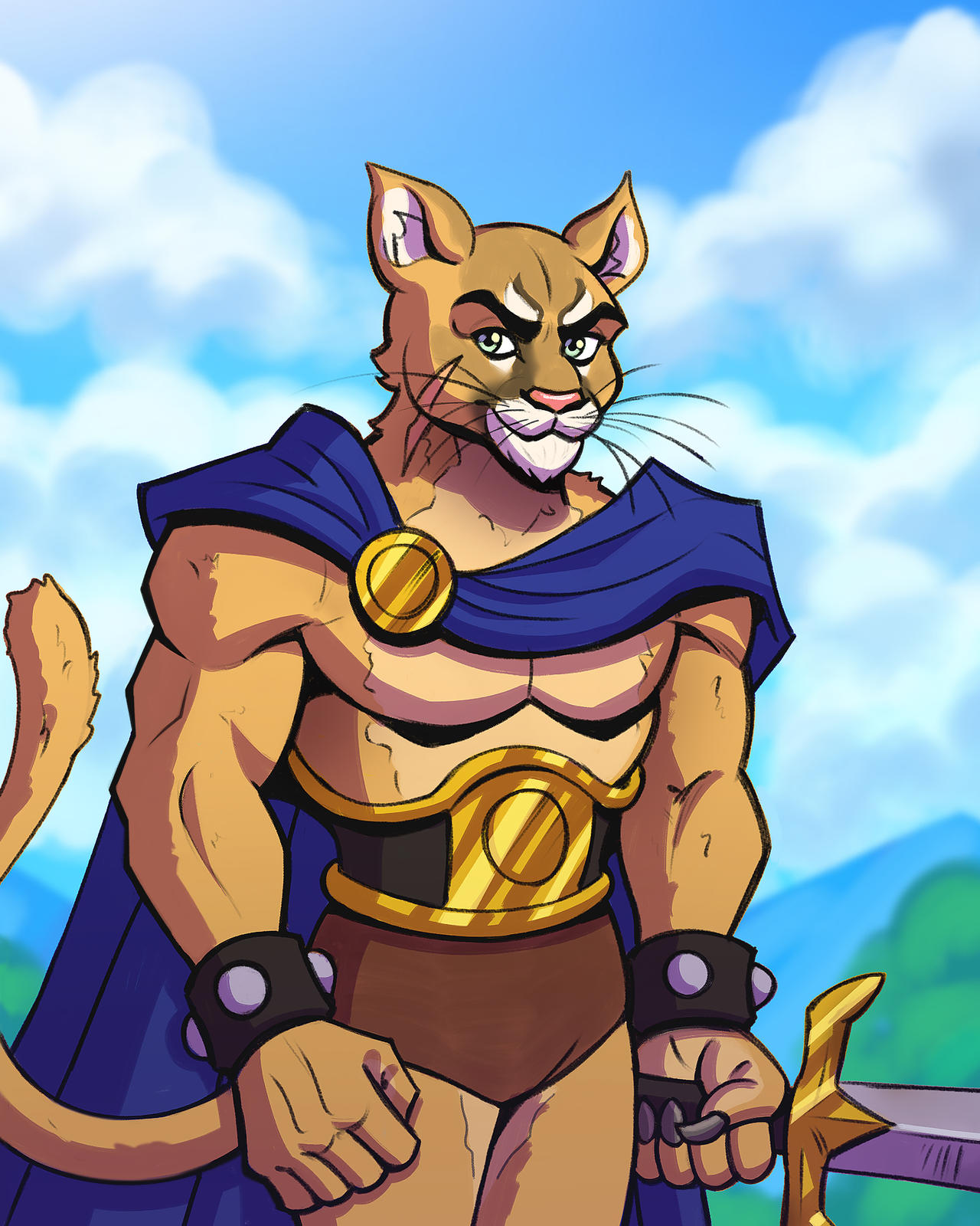 original character puma furry by isamirandaart on DeviantArt