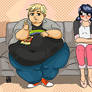 Fat Noir 3: Adrien's Secret Fat Admirer