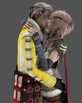 Lightning x Hope: Kiss