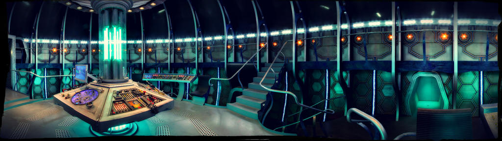 TARDIS interior  dual screen wallpaper [3840x1080]