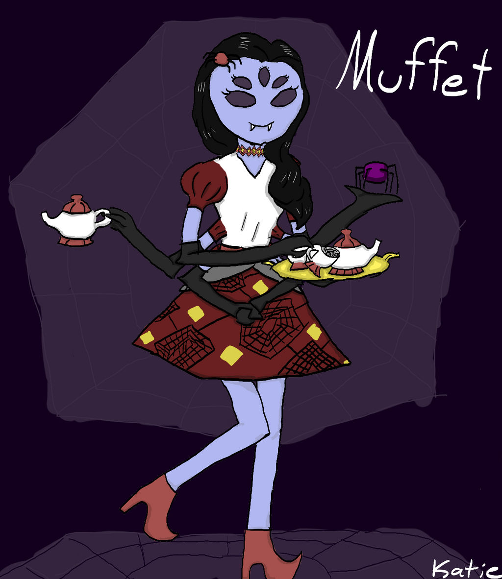 Muffet Raffle Muffet Fanart by HappHappHappy on DeviantArt