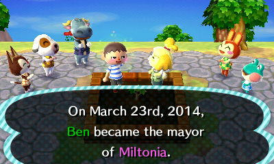 I'm a Mayor now!