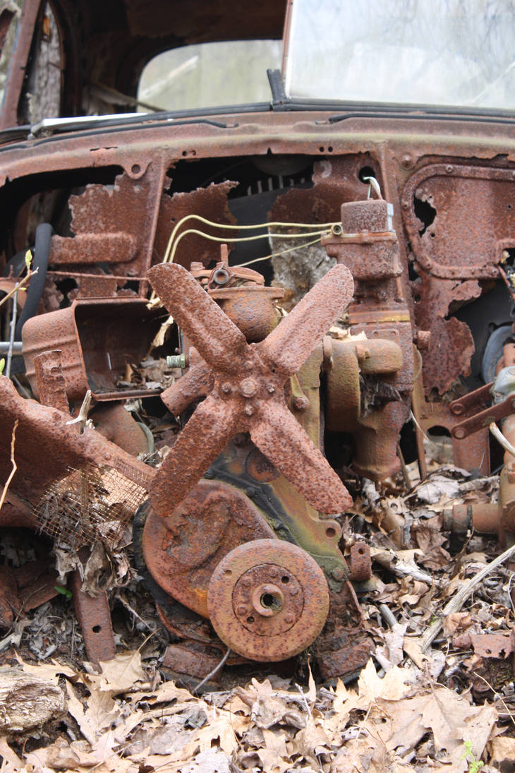 old rusty motor by aila-art on DeviantArt