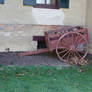 vintage wooden cart