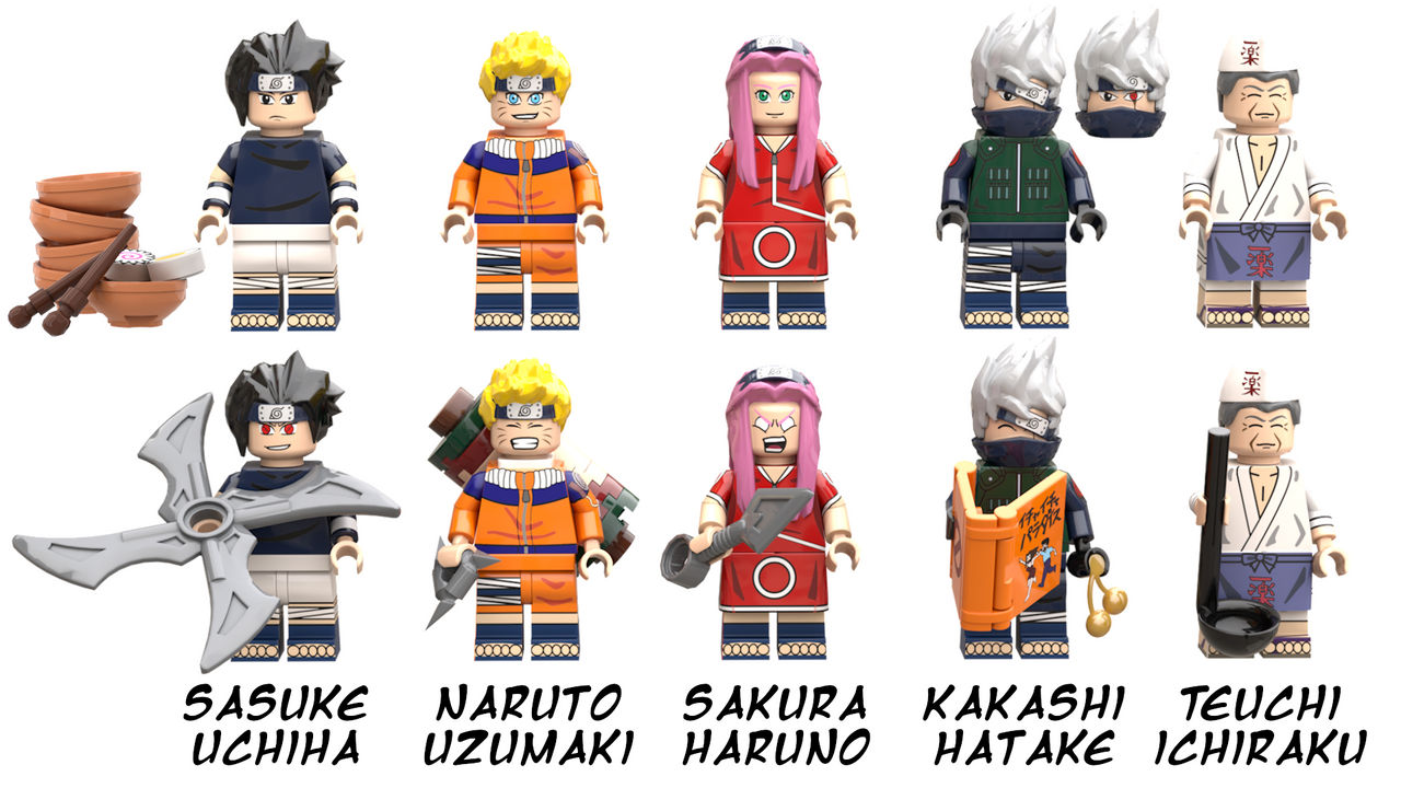 Lego Naruto - Ichiraku Ramen Shop - Minifigures by DadiTwins on DeviantArt