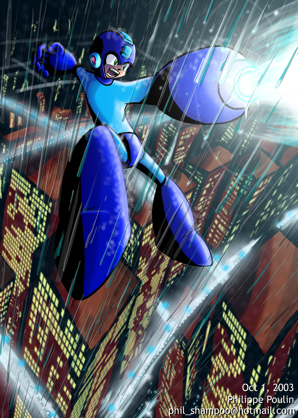Classic Megaman Over City By Megaphilx On Deviantart Classic Megaman Over City By Megaphilx On Deviantart