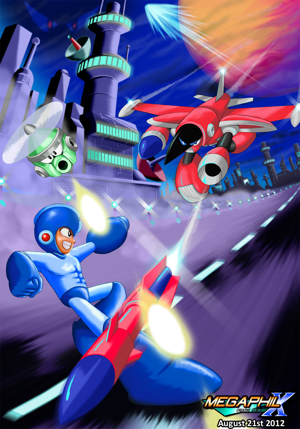 MegaMan Unlimited Decent-Looking Box Art