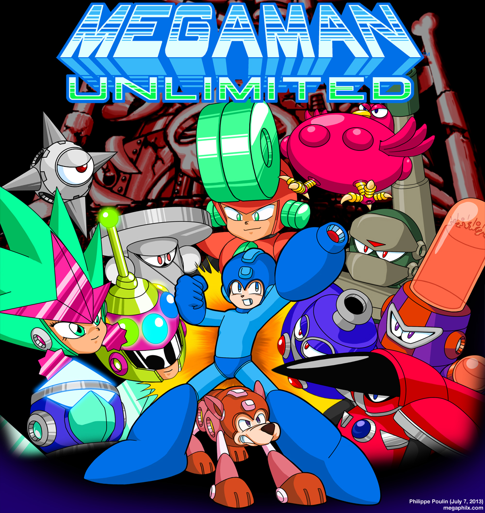 Megaman Unlimited Release Cover Art