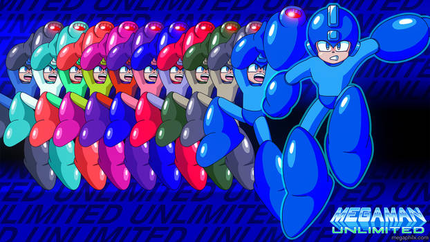 Megaman Unlimited Wallpaper -Weapon Get-