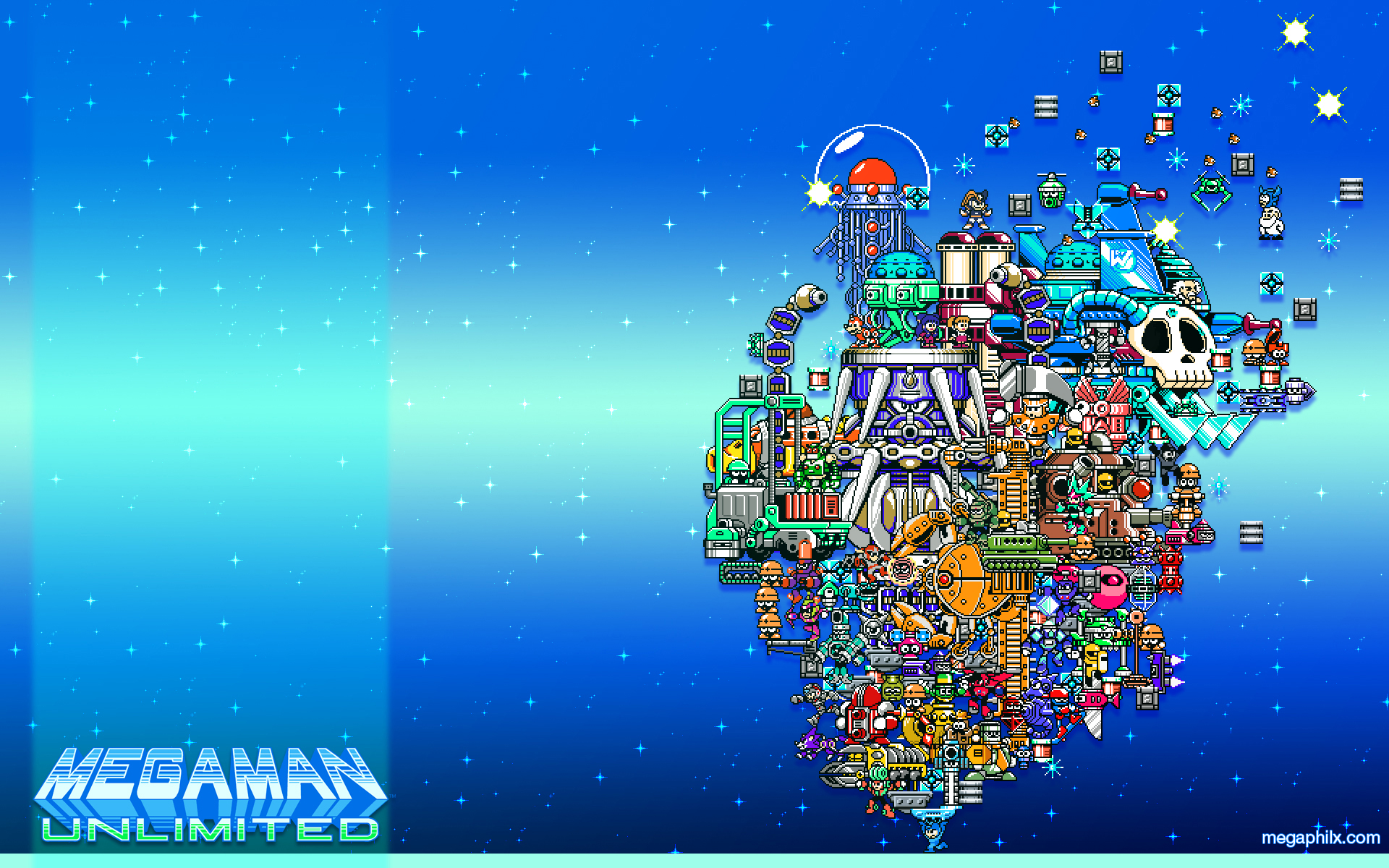 Megaman Unlimited 1st Anniversary Cast Wallpaper