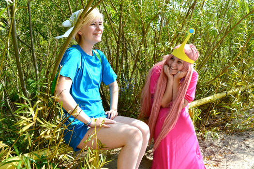 Finn and Princess Bubblegum