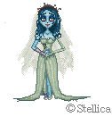 Corpse Bride Pixel Doll