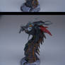 Multi-view of Predaking sculpture