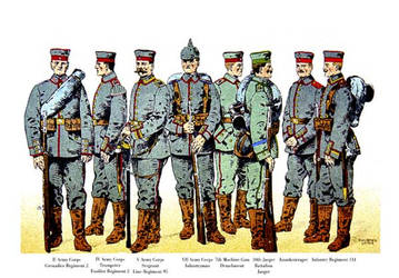 German Infantry WWI