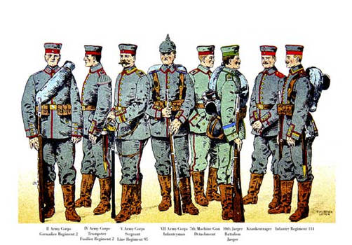 German Infantry WWI