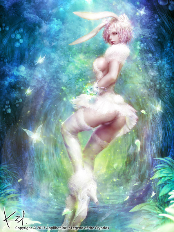 LOC - Fantasy Usher White Rabbit