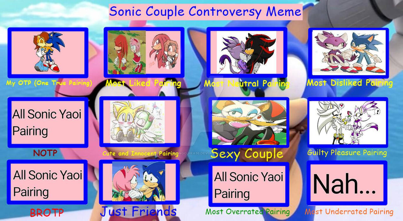 Sonic Couple Controversy Meme By ShinGojira16 On DeviantArt sonic-couple-controversy-meme-by-shingojira16-on-deviantart