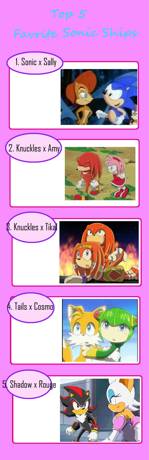 pic Sonic X Knuckles Ship favorite sonic ships by shingojira16