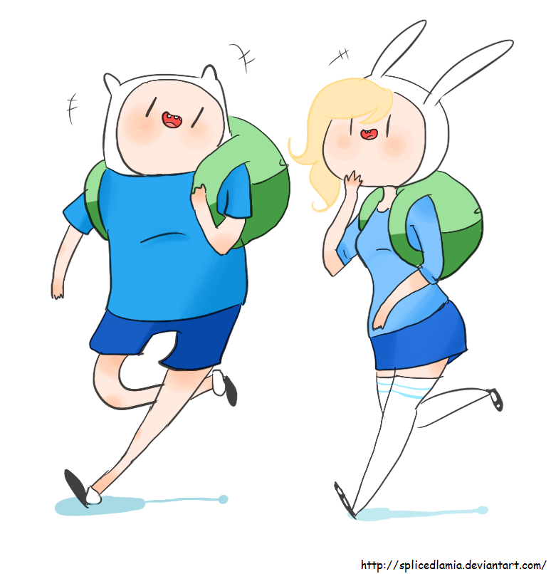 Finn and Fionna by SplicedLamia on DeviantArt Finn and Fionna by SplicedLamia on DeviantArt