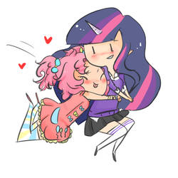 Pinkie pie and Twilight Sparkle