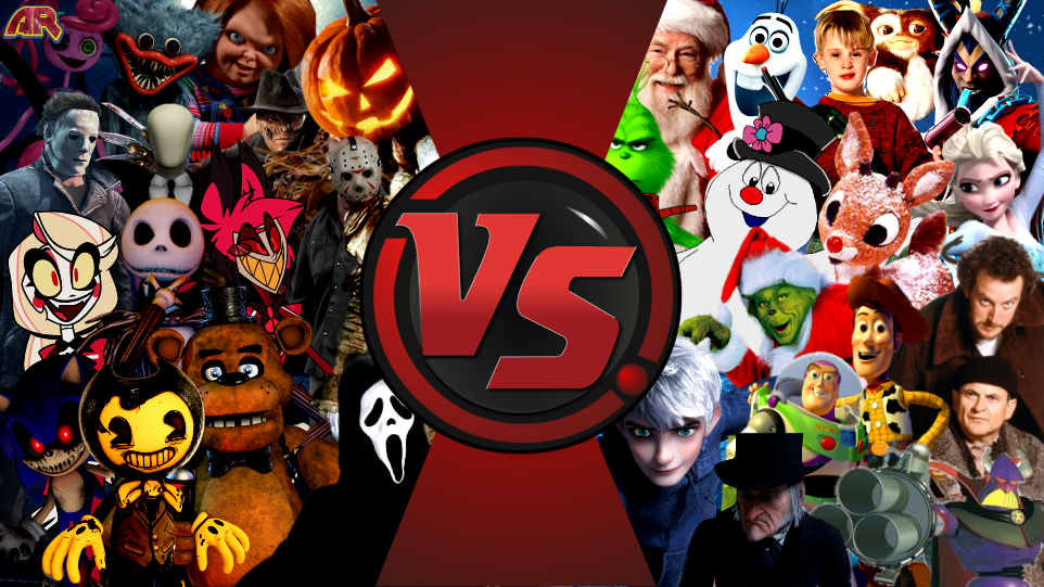 HALLOWEEN VS. CHRISTMAS TOTAL WAR! ANIMATIONREWIND by JosephPlus2001 on Halloween Vs Christmas